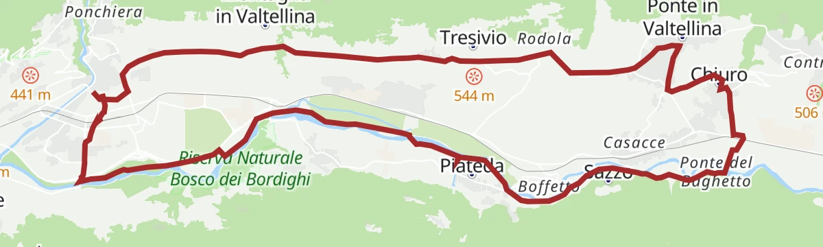 Route map: Wine Bike Tour 6 - Storia